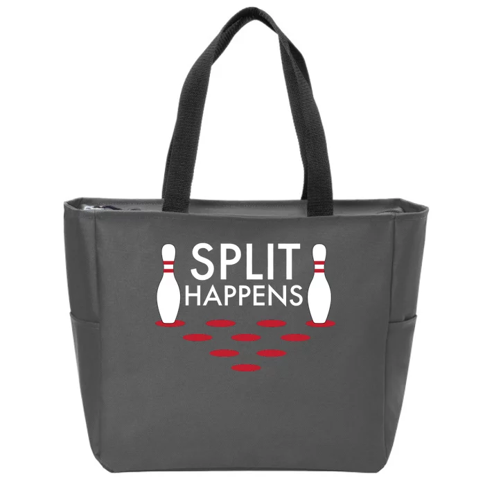 Splits Happen Zip Tote Bag