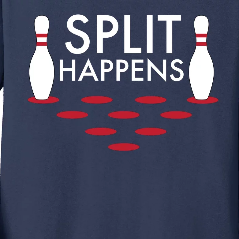 Splits Happen Kids Long Sleeve Shirt