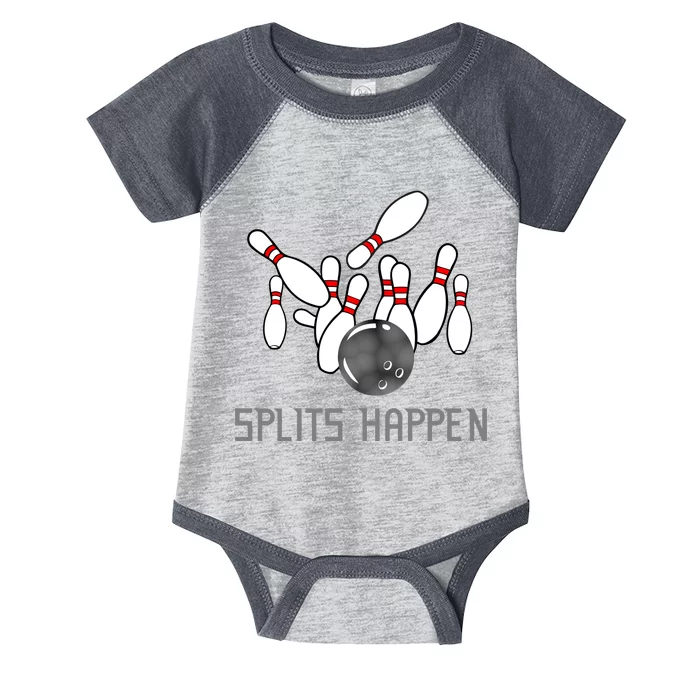 Splits Happen Bowling Infant Baby Jersey Bodysuit