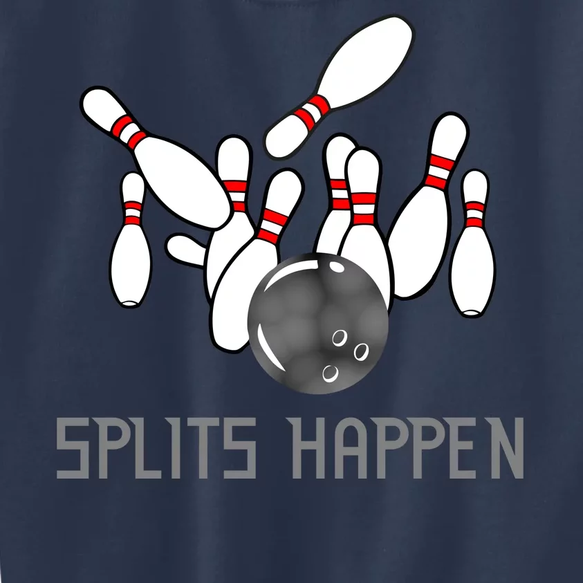 Splits Happen Bowling Kids Sweatshirt