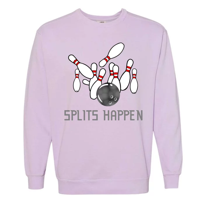 Splits Happen Bowling Garment-Dyed Sweatshirt