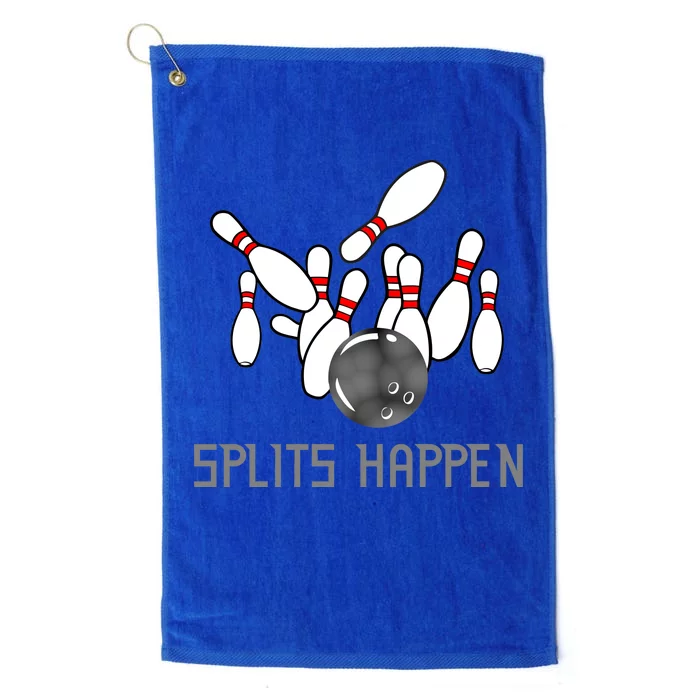 Splits Happen Bowling Platinum Collection Golf Towel