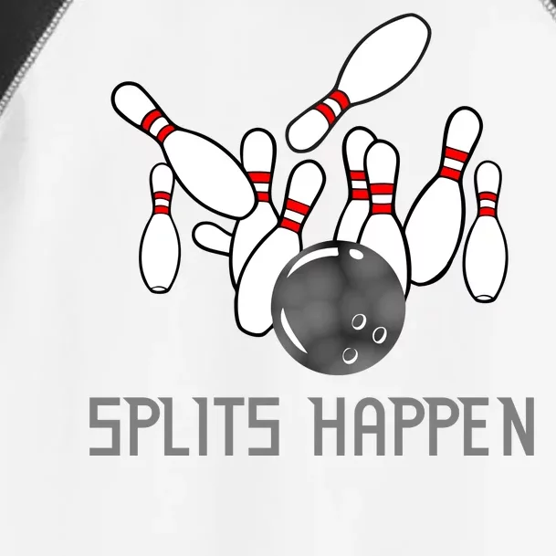 Splits Happen Bowling Toddler Fine Jersey T-Shirt