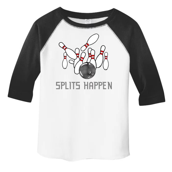 Splits Happen Bowling Toddler Fine Jersey T-Shirt