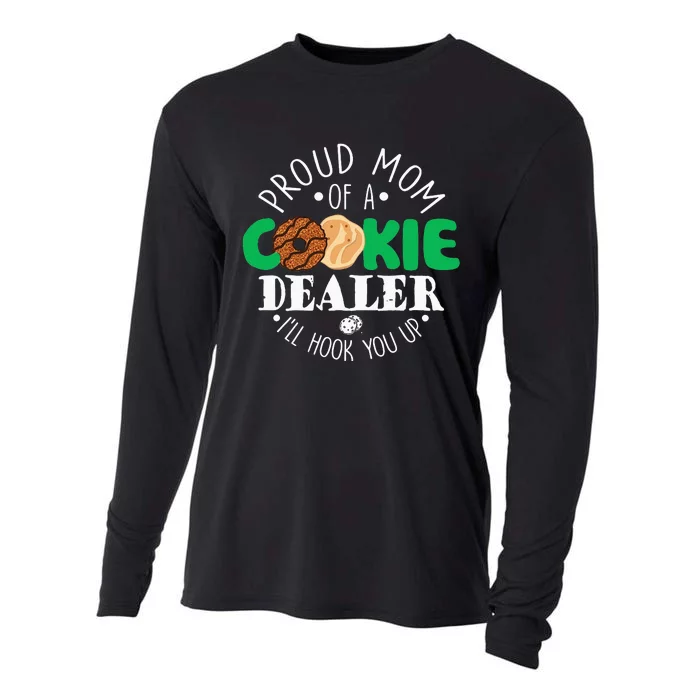 Scout Proud Mom Of A Cookie Dealer  Troop Leader Cooling Performance Long Sleeve Crew