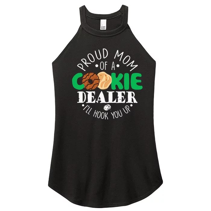 Scout Proud Mom Of A Cookie Dealer  Troop Leader Women’s Perfect Tri Rocker Tank