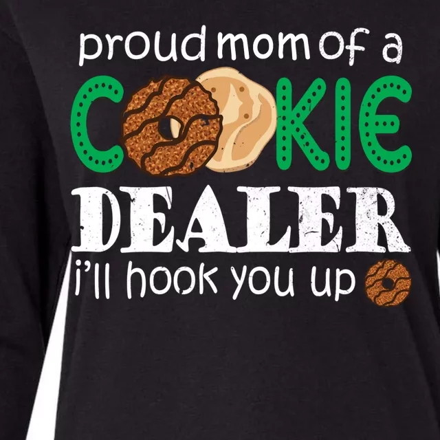 Scout Proud Mom Of A Cookie Dealer Troop Leader Womens Cotton Relaxed Long Sleeve T-Shirt