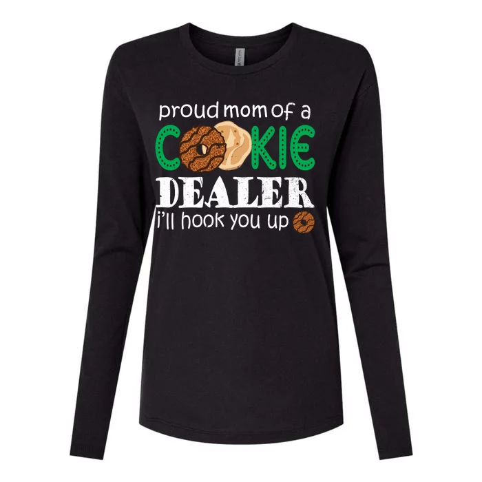 Scout Proud Mom Of A Cookie Dealer Troop Leader Womens Cotton Relaxed Long Sleeve T-Shirt