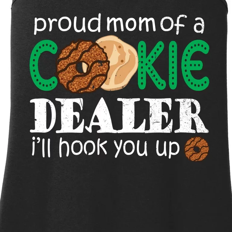 Scout Proud Mom Of A Cookie Dealer Troop Leader Ladies Essential Tank