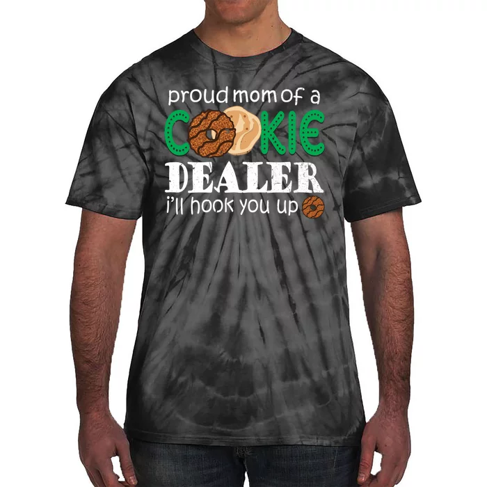 Scout Proud Mom Of A Cookie Dealer Troop Leader Tie-Dye T-Shirt