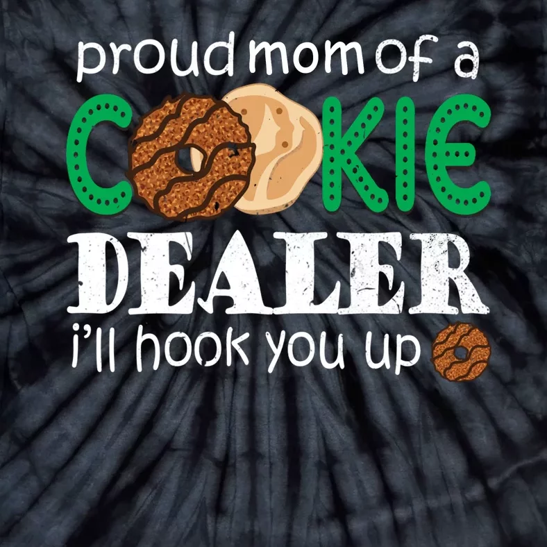 Scout Proud Mom Of A Cookie Dealer Troop Leader Tie-Dye T-Shirt