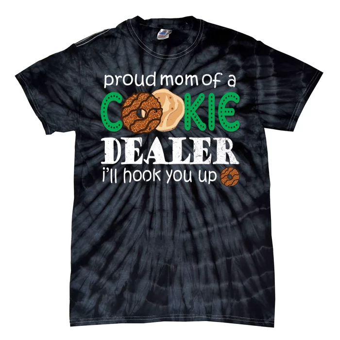 Scout Proud Mom Of A Cookie Dealer Troop Leader Tie-Dye T-Shirt