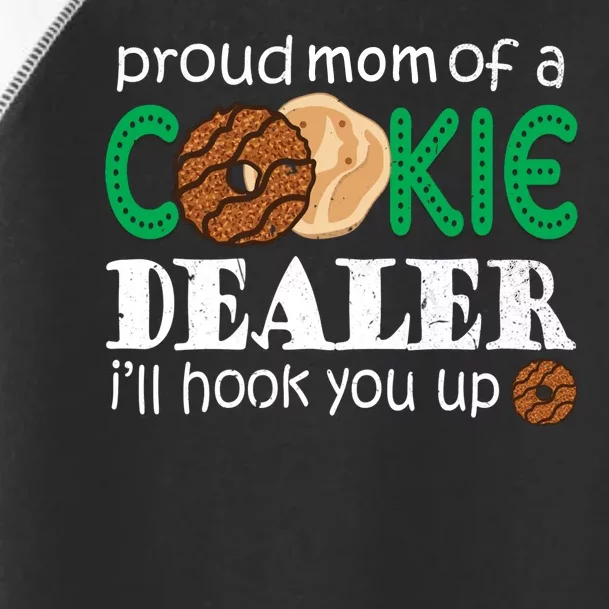 Scout Proud Mom Of A Cookie Dealer Troop Leader Toddler Fine Jersey T-Shirt