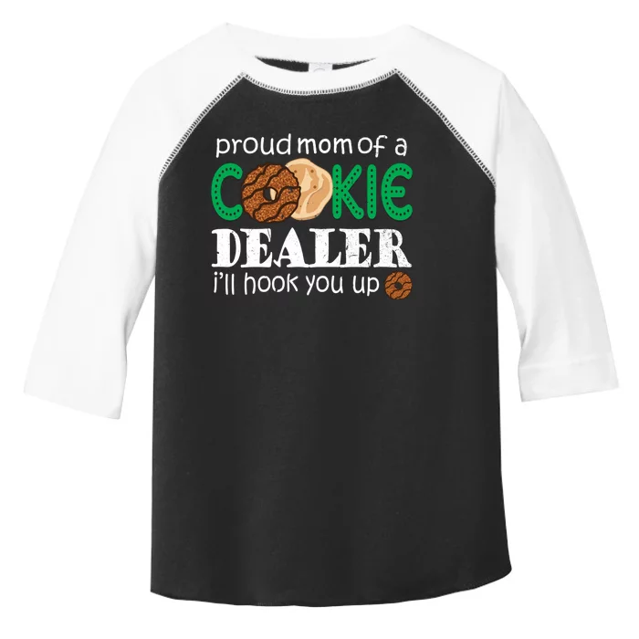 Scout Proud Mom Of A Cookie Dealer Troop Leader Toddler Fine Jersey T-Shirt