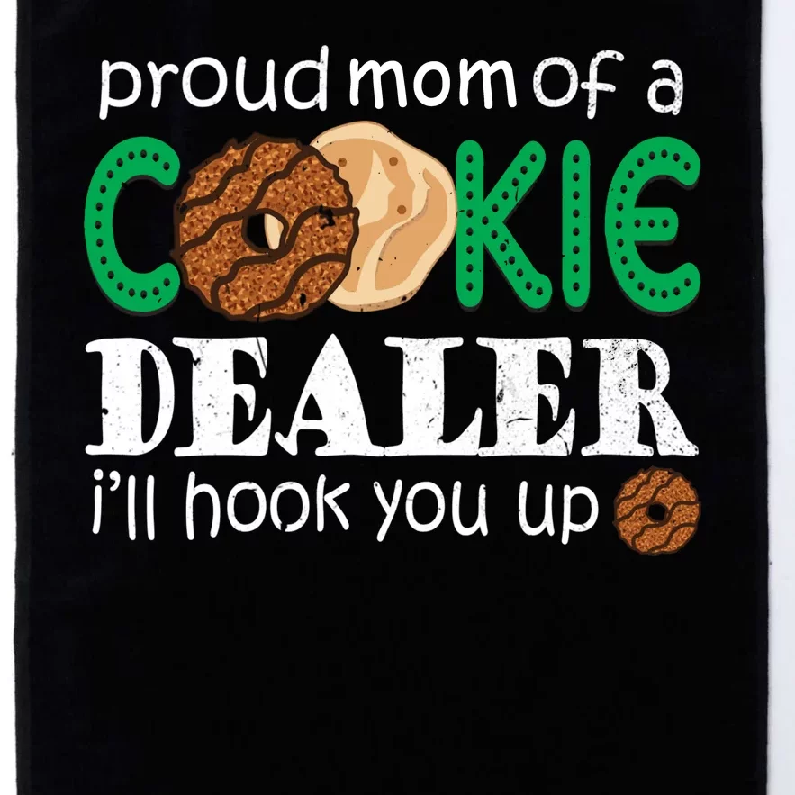 Scout Proud Mom Of A Cookie Dealer Troop Leader Platinum Collection Golf Towel