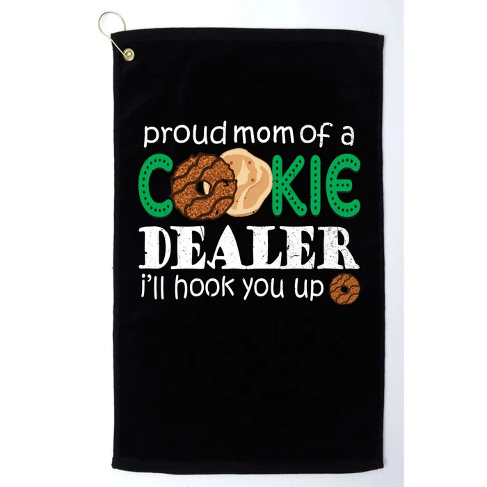 Scout Proud Mom Of A Cookie Dealer Troop Leader Platinum Collection Golf Towel