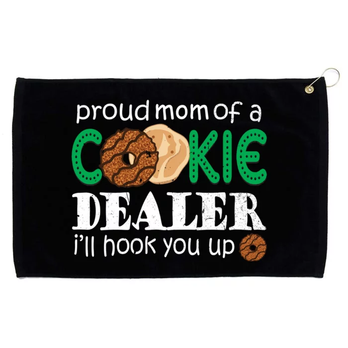 Scout Proud Mom Of A Cookie Dealer Troop Leader Grommeted Golf Towel