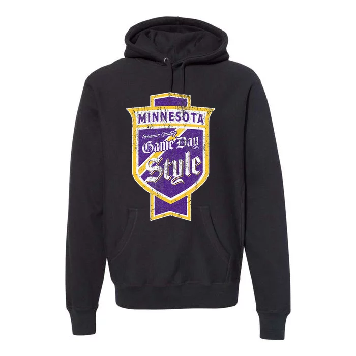 Scandinavian Pride Minnesota Pride Beer Label Premium Hoodie