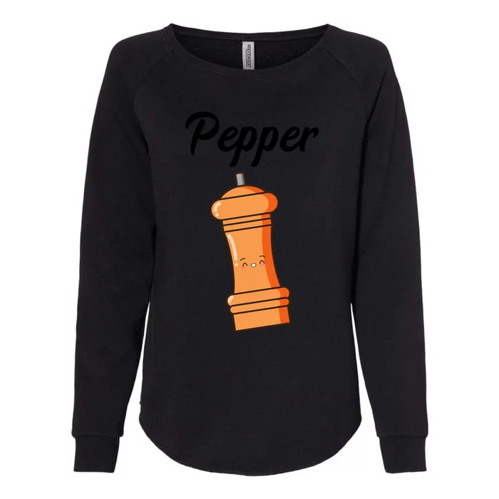 Salt Pepper Matching Halloween Costume Best Friends Gift Womens California Wash Sweatshirt