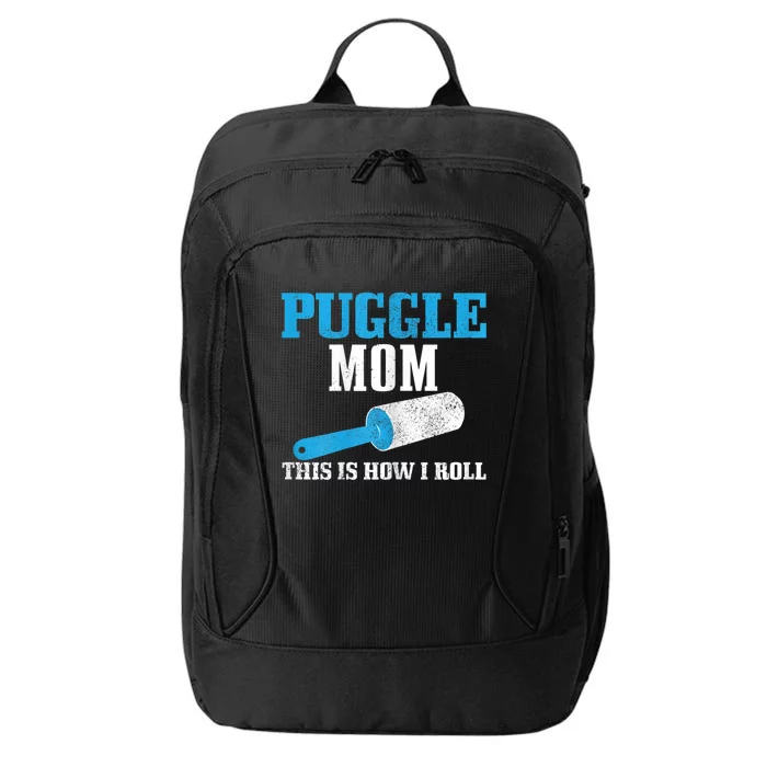 S Puggle Mom Dog Hair Funny Puggle Mama City Backpack