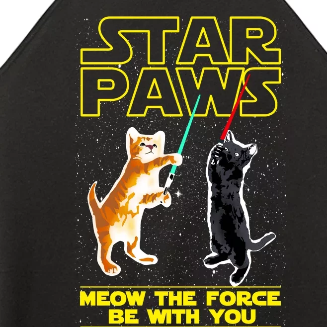 Star Paws Meow The Force Be With You Women’s Perfect Tri Rocker Tank