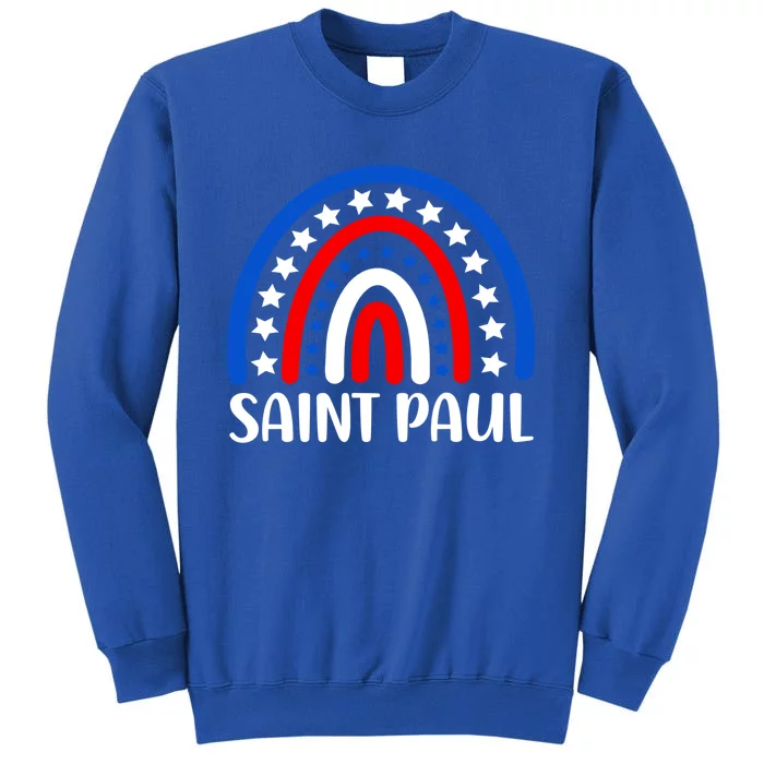 Saint Paul Minnesota Funny Gift I Love Saint Paul Usa Gift Sweatshirt