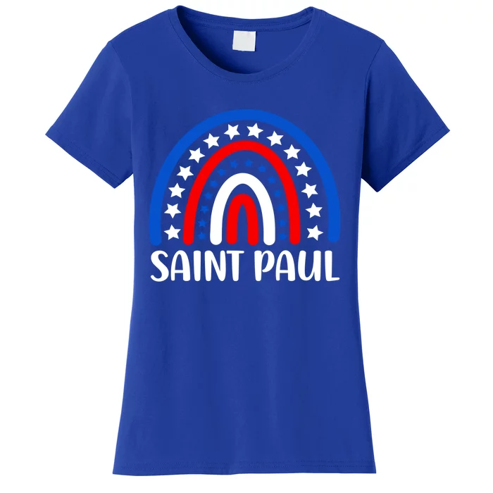 Saint Paul Minnesota Funny Gift I Love Saint Paul Usa Gift Women's T-Shirt