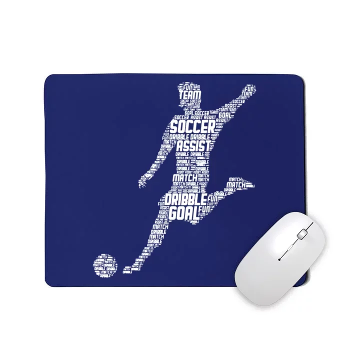 Soccer Player Men Boy Mousepad