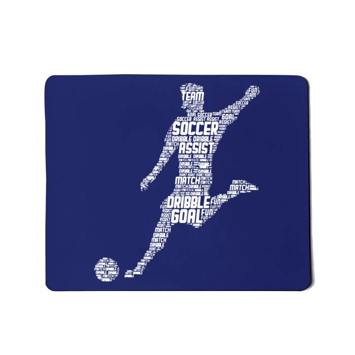 Soccer Player Men Boy Mousepad