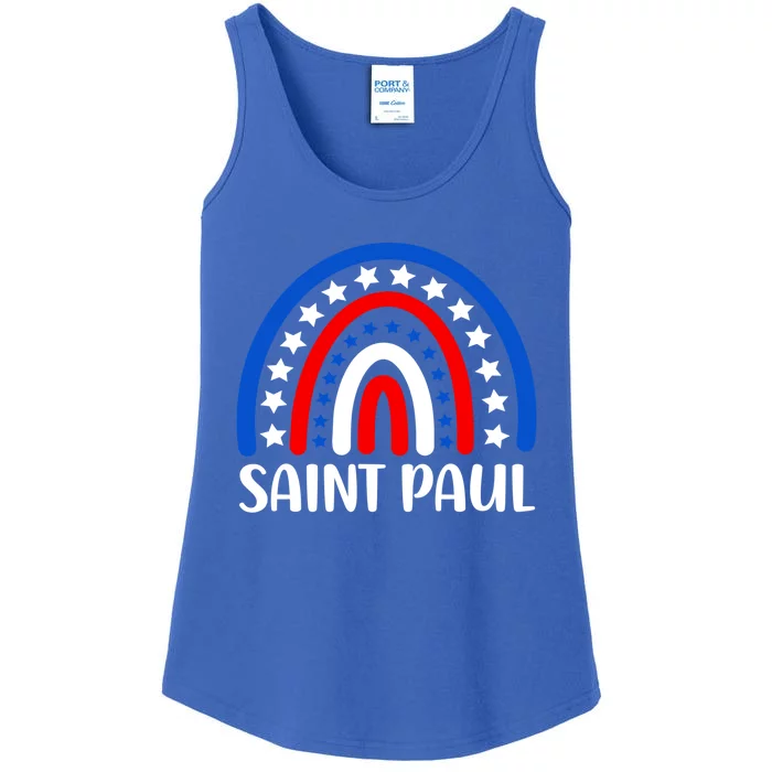 Saint Paul Minnesota Funny Gift I Love Saint Paul Usa Gift Ladies Essential Tank