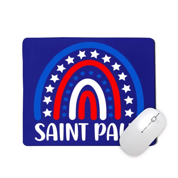 Saint Paul Minnesota Funny Gift I Love Saint Paul Usa Gift Mousepad