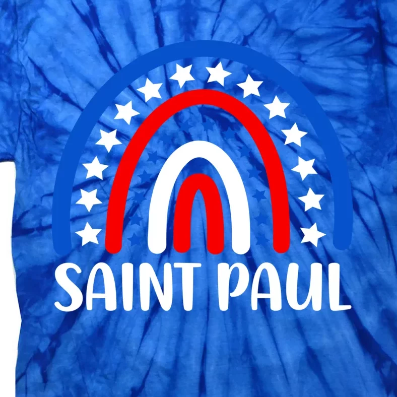 Saint Paul Minnesota Funny Gift I Love Saint Paul Usa Gift Tie-Dye T-Shirt