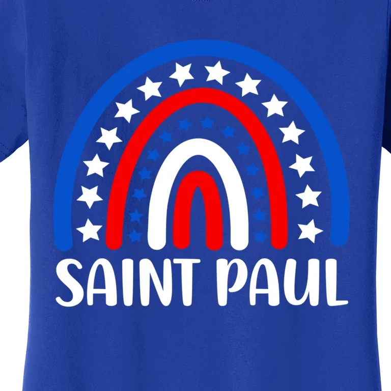 Saint Paul Minnesota Funny Gift I Love Saint Paul Usa Gift Women's T-Shirt