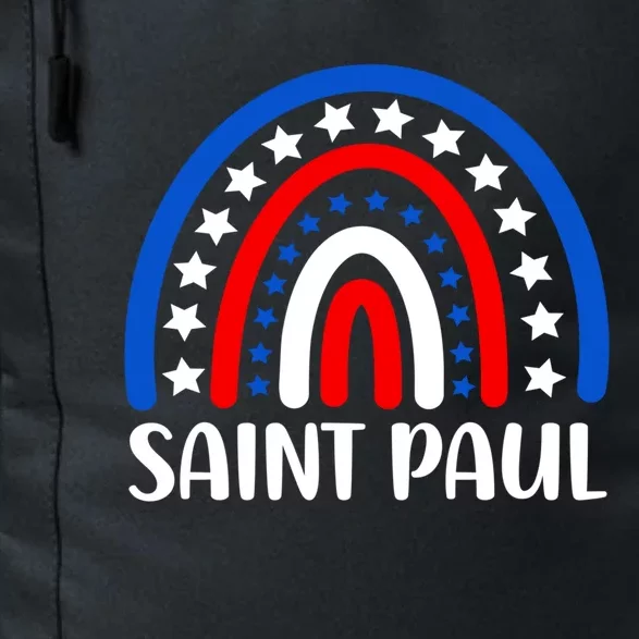 Saint Paul Minnesota Funny Gift I Love Saint Paul Usa Gift Daily Commute Backpack