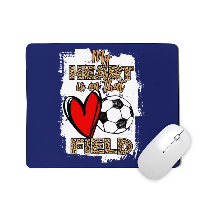 Soccer Player Mom Soccer Leopard Cheetah Soccer Fan Mousepad