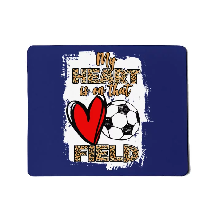 Soccer Player Mom Soccer Leopard Cheetah Soccer Fan Mousepad