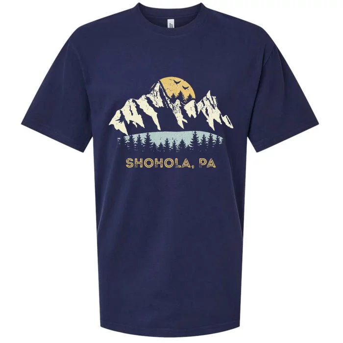 Shohola Pennsylvania Mountain Sunset Sunrise Pa Sueded Cloud Jersey T-Shirt