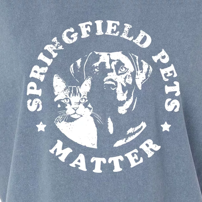 Springfield Pets Matter Funny Presidential Debate Humor Garment-Dyed Women's Muscle Tee