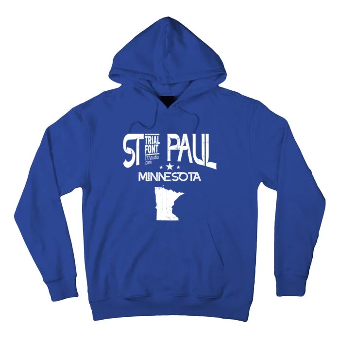 St Paul Minnesota Mn Throwback Classic Souvenir Gift Tall Hoodie