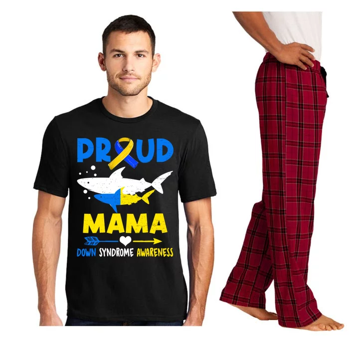 Shark Proud Mama Down Syndrome Awareness T21 Meaningful Gift Pajama Set