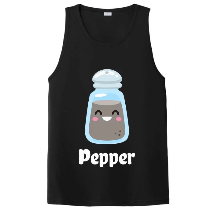 Salt & Pepper Matching Couple Best Friends Cute Performance Tank