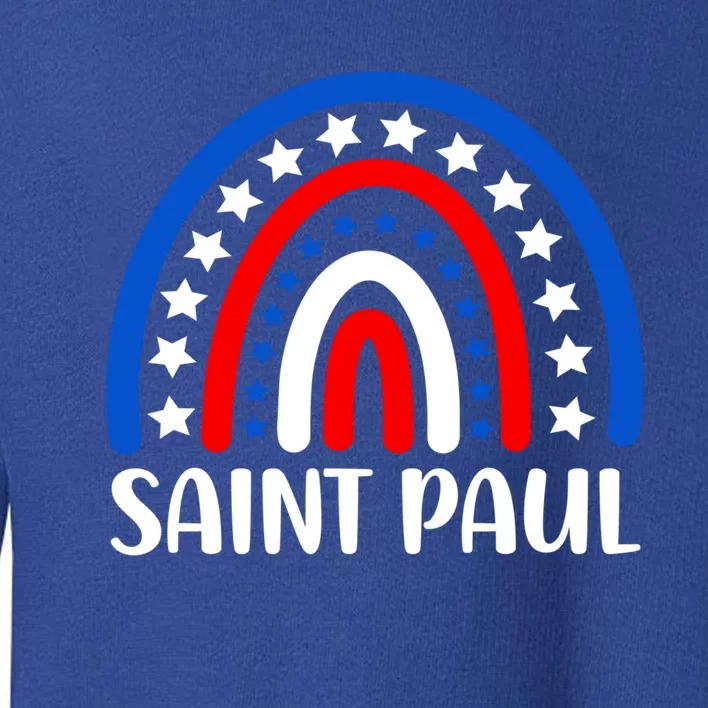 Saint Paul Minnesota Gift I Love Saint Paul Usa Great Gift Toddler Sweatshirt