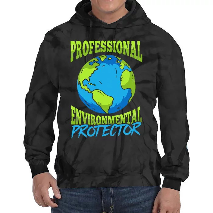 Sustainability Pollution Monitoring Environmental Scientist Tie Dye Hoodie