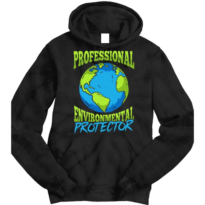 Sustainability Pollution Monitoring Environmental Scientist Tie Dye Hoodie