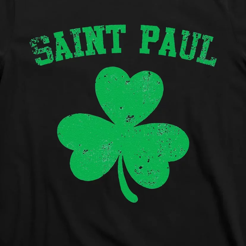 Saint Paul Minnesota St Patrick's Day Shamrock T-Shirt