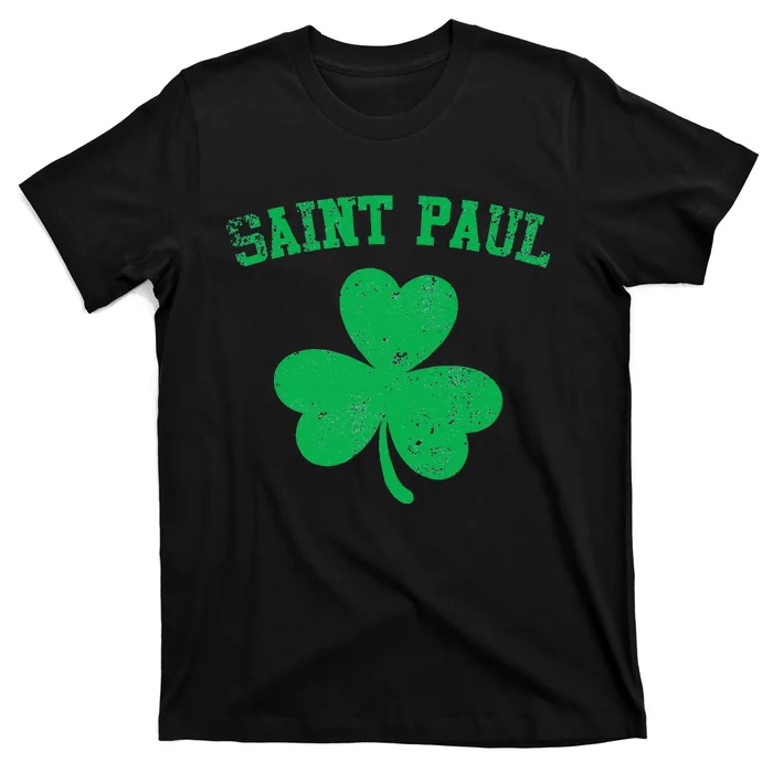 Saint Paul Minnesota St Patrick's Day Shamrock T-Shirt