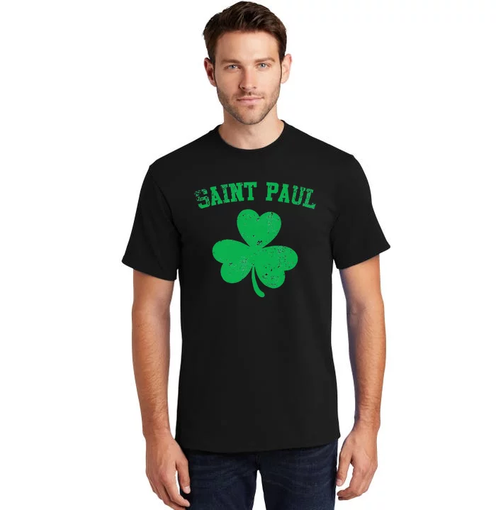 Saint Paul Minnesota St Patrick's Day Shamrock Tall T-Shirt