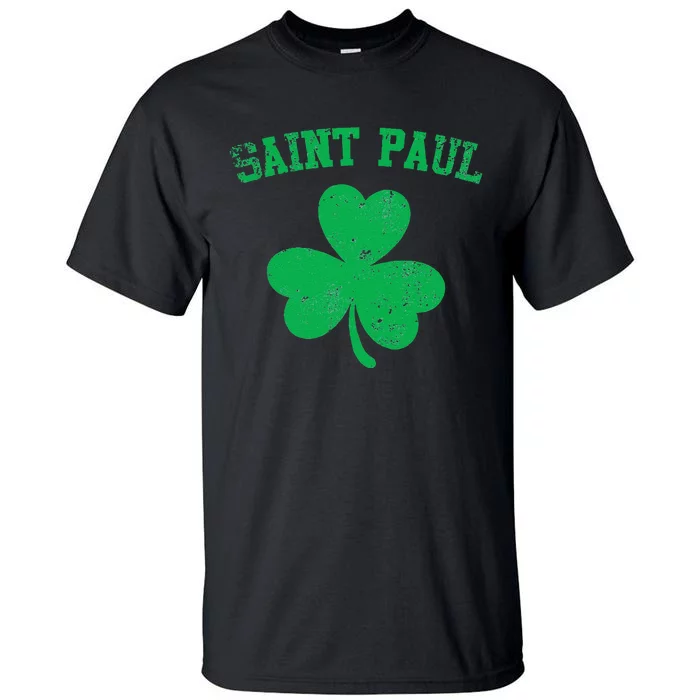 Saint Paul Minnesota St Patrick's Day Shamrock Tall T-Shirt