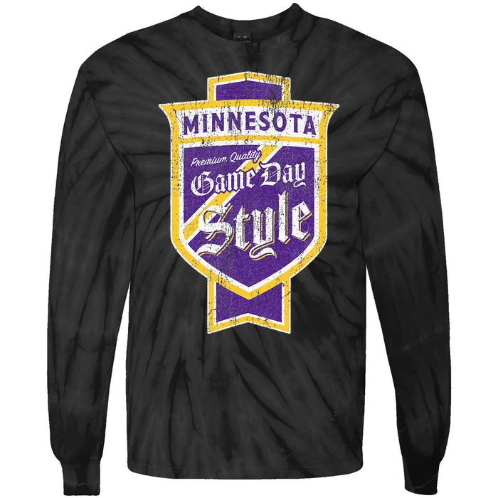 Scandinavian Pride Minnesota Pride Beer Label Tie-Dye Long Sleeve Shirt