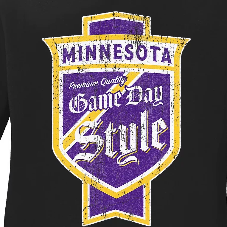 Scandinavian Pride Minnesota Pride Beer Label Ladies Long Sleeve Shirt